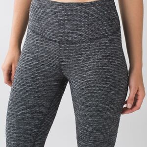 Lululemon High Times high rise Pant 32" inseam Coco Pique Black